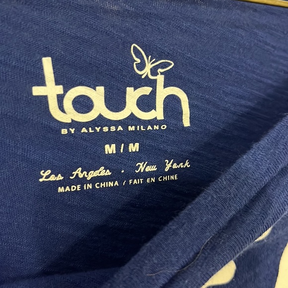 Women’s NFL Buffalo Bills Long Sleeve Open Shoulder Top with Ties - Picture 3 of 7